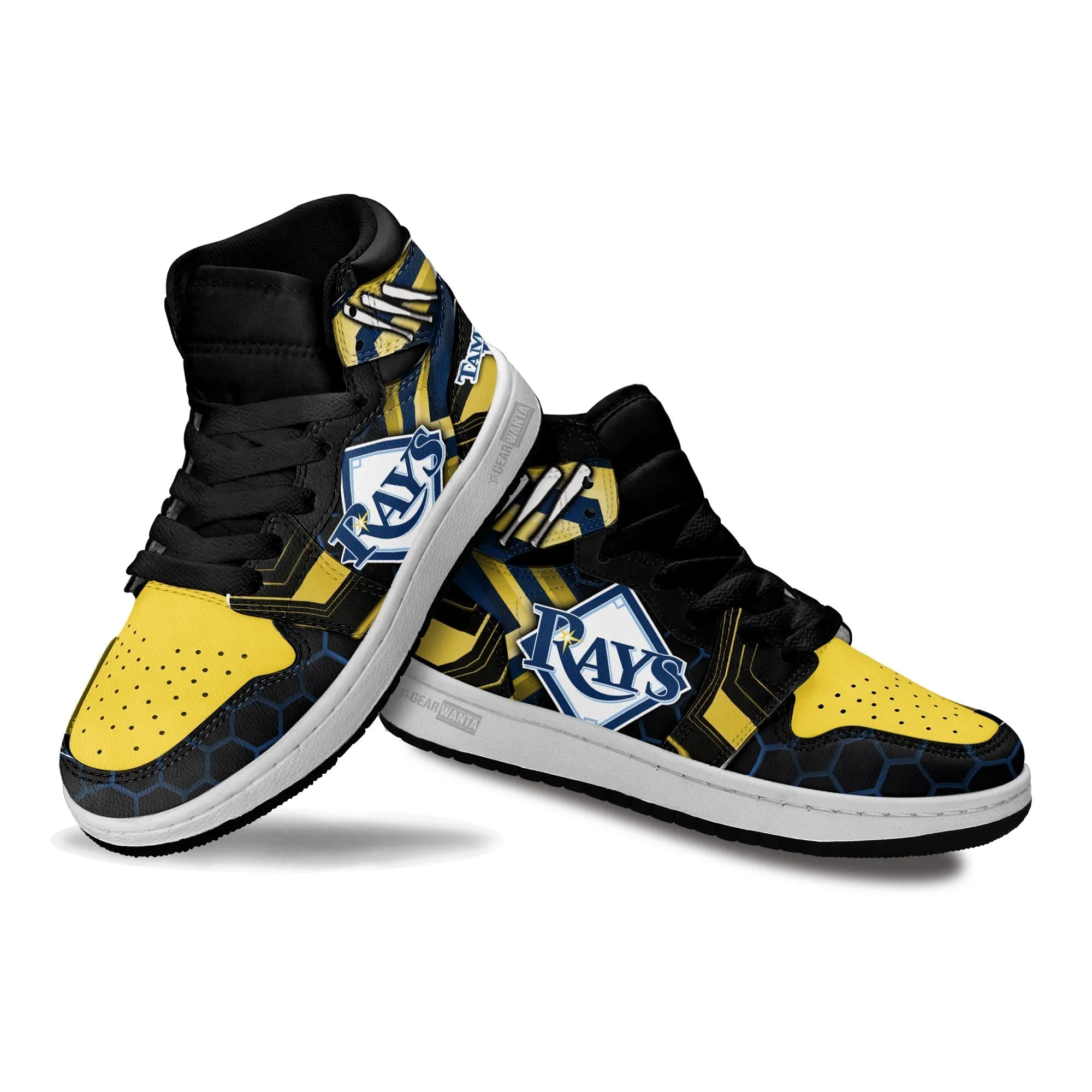 Tampa Bay Rays Kid J1s Sneakers Custom