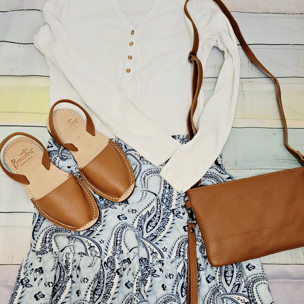 Tan Napa Avarca Sandals