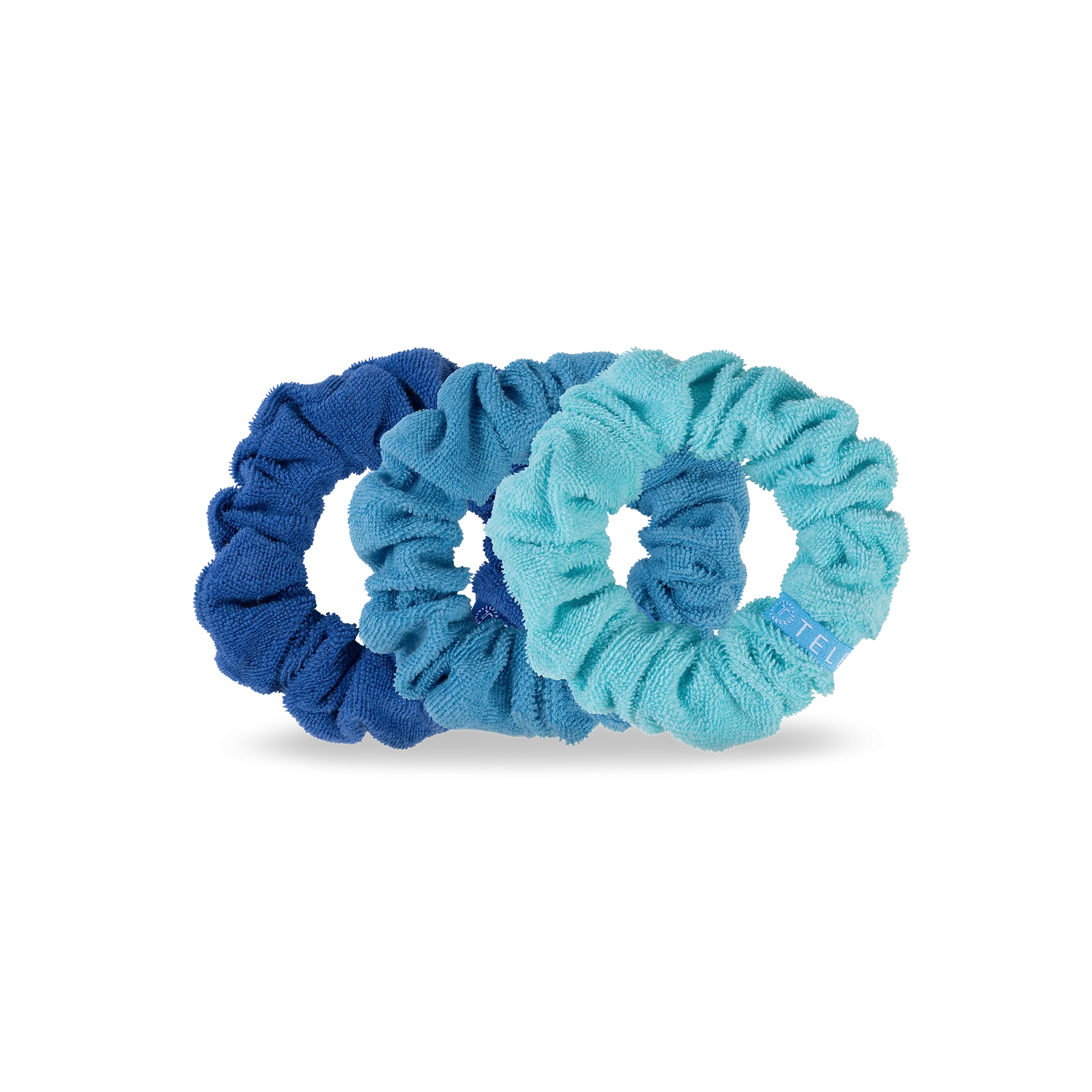 Teleties Large Terry Cloth Scrunchie - Bora Bora