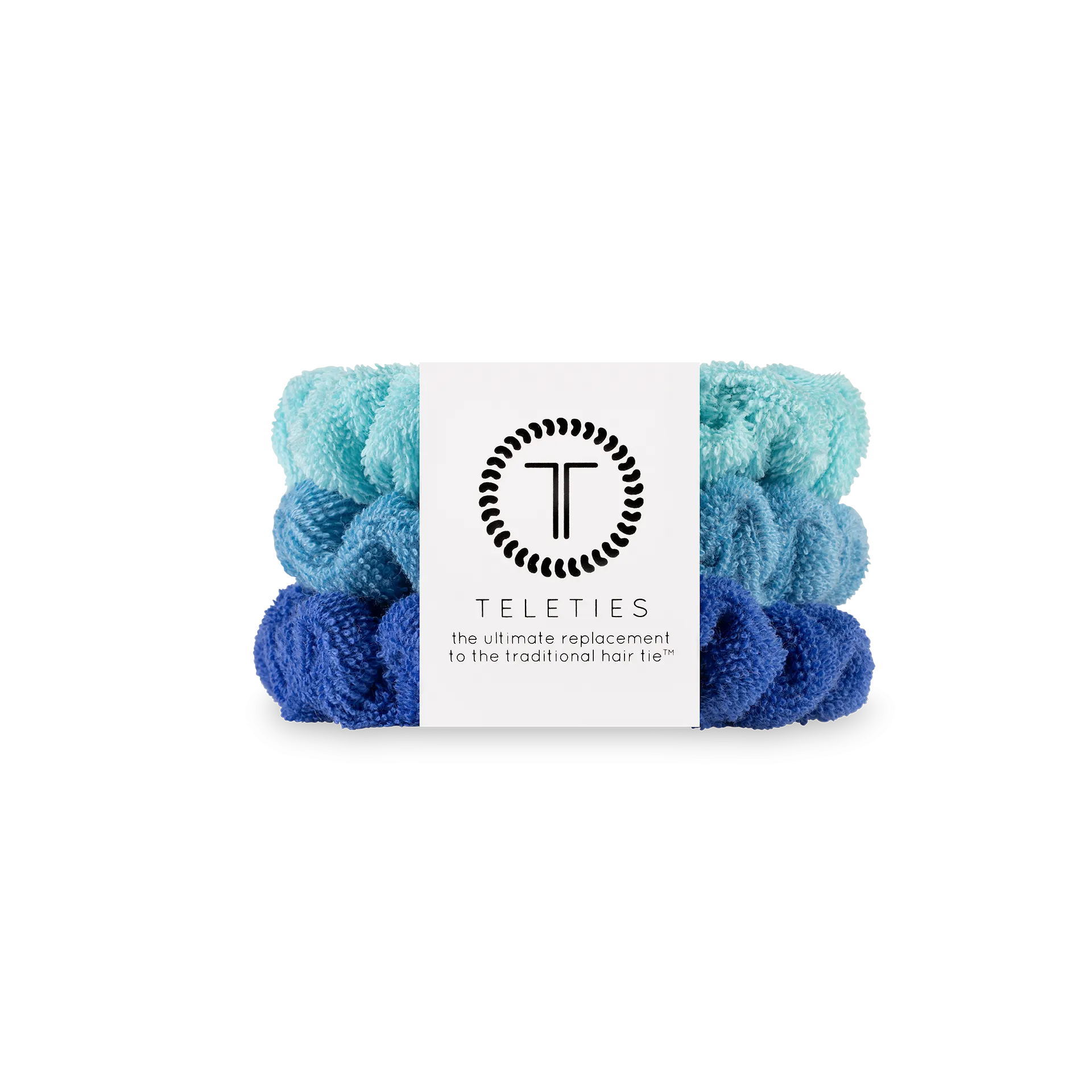 Teleties Large Terry Cloth Scrunchie - Bora Bora