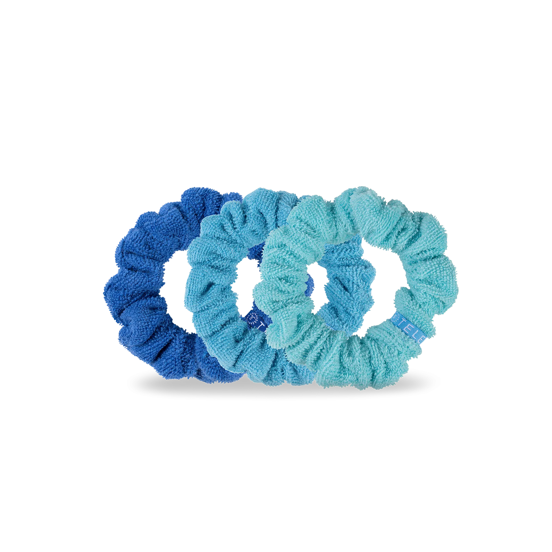 Teleties Small Terry Cloth Scrunchie - Bora Bora