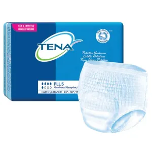 TENA PROT UNDRW PLS ABSORB LRG Size: 4X18