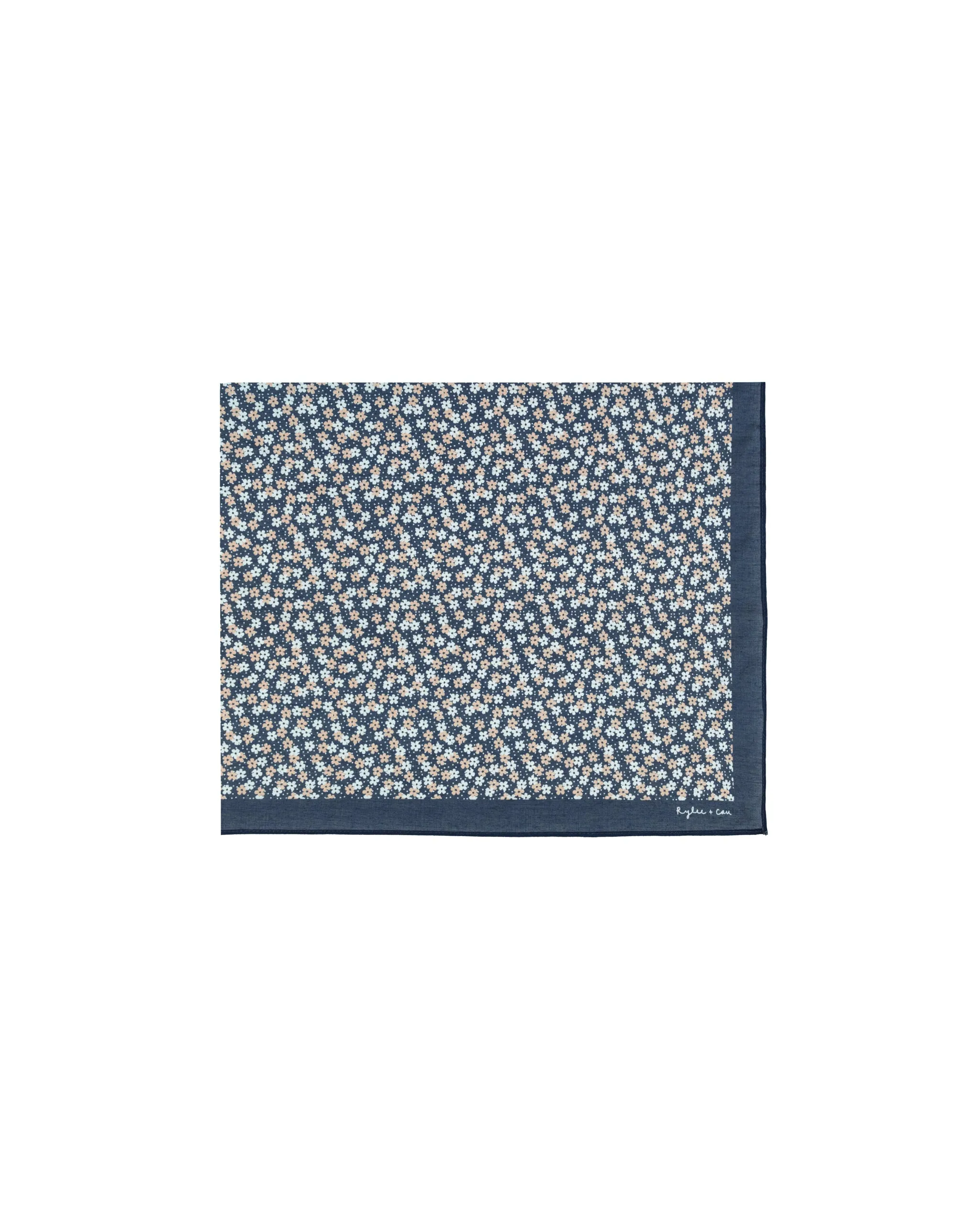 The Bandana by Rylee   Cru - Blue Floral - KIDS