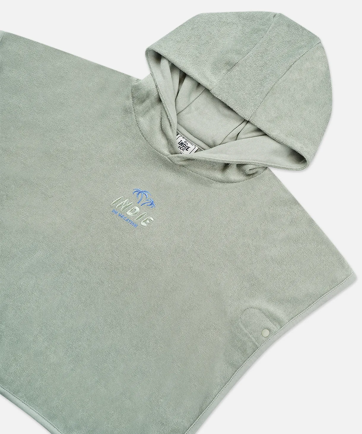 The Bower Hooded Towel - Sea Green