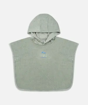 The Bower Hooded Towel - Sea Green