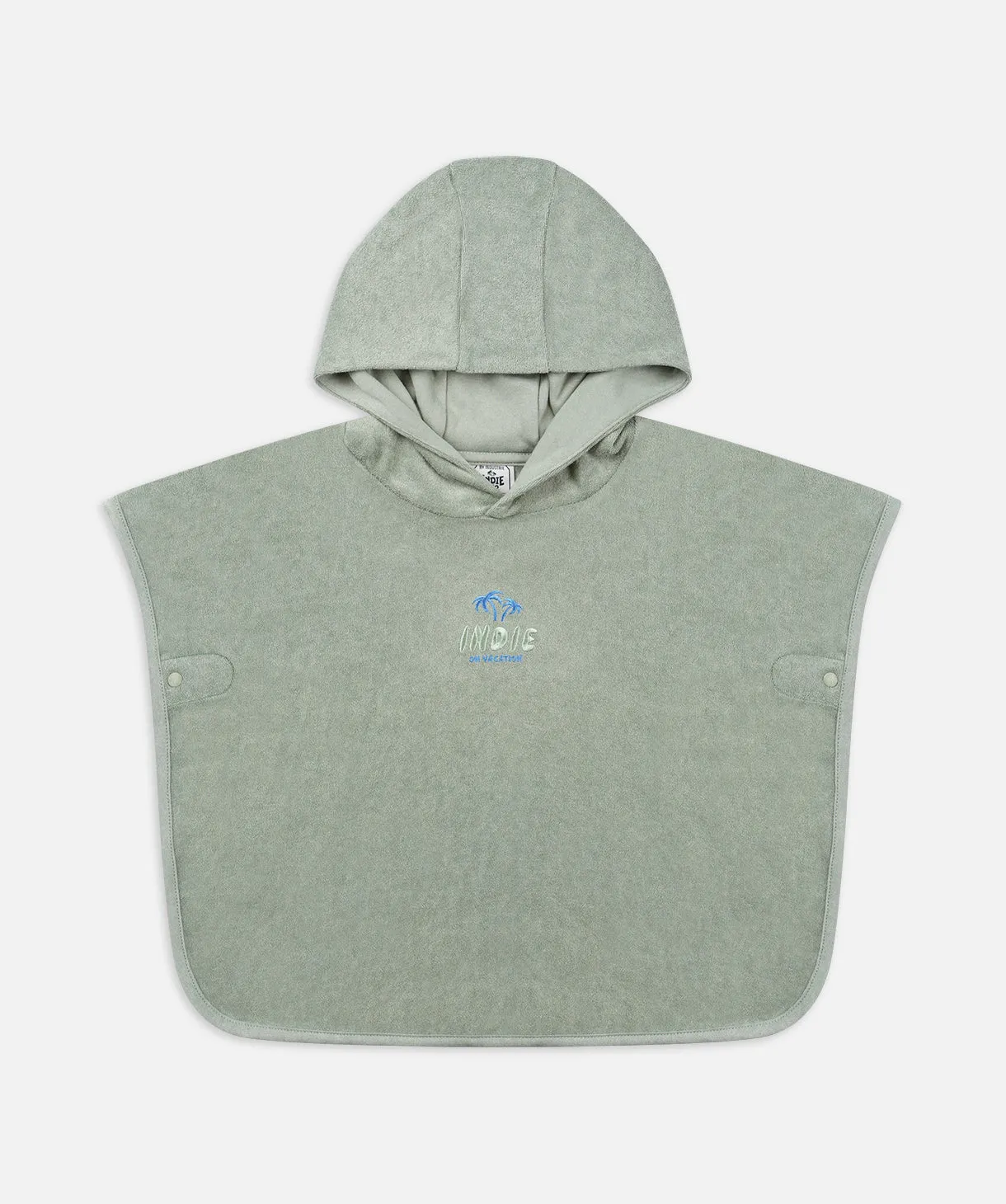 The Bower Hooded Towel - Sea Green
