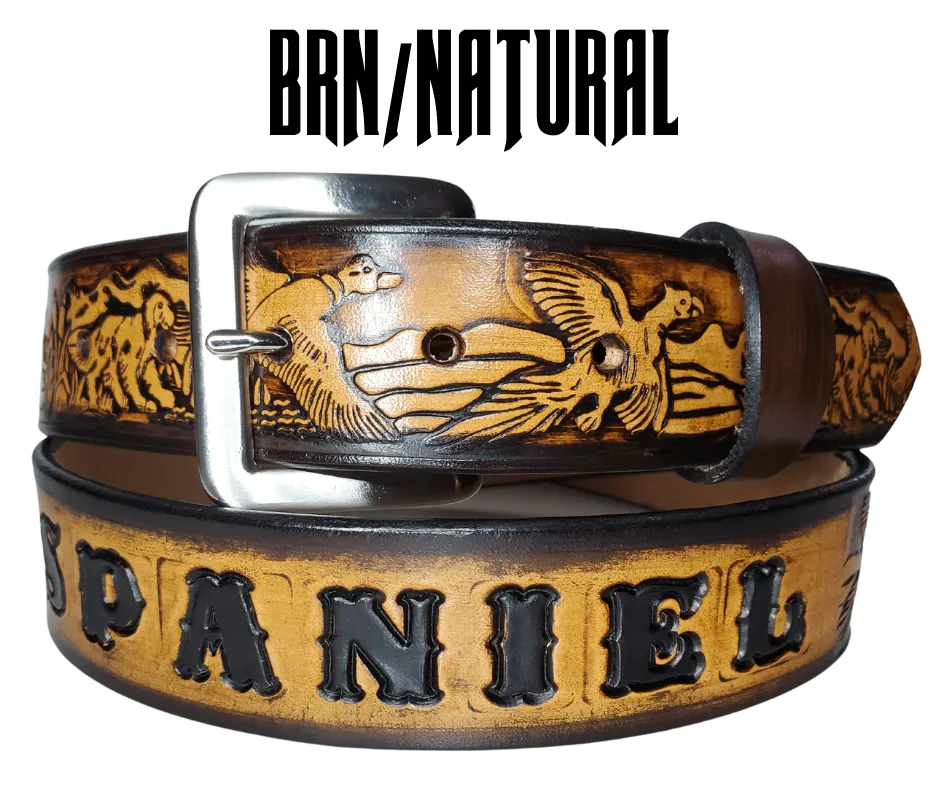 The "Gamebird" Leather Belt