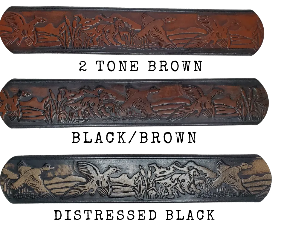The "Gamebird" Leather Belt
