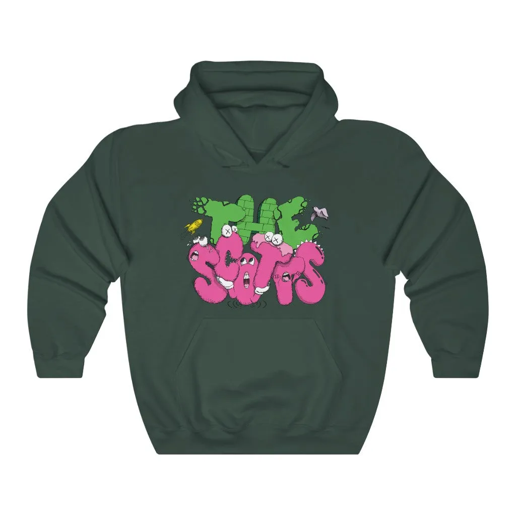 The Scotts Graffiti Kid Cudi Hoodie Merch Inspired Unisex Hooded Sweatshirt