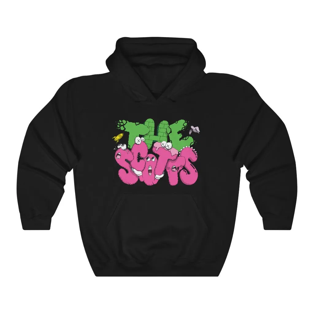 The Scotts Graffiti Kid Cudi Hoodie Merch Inspired Unisex Hooded Sweatshirt