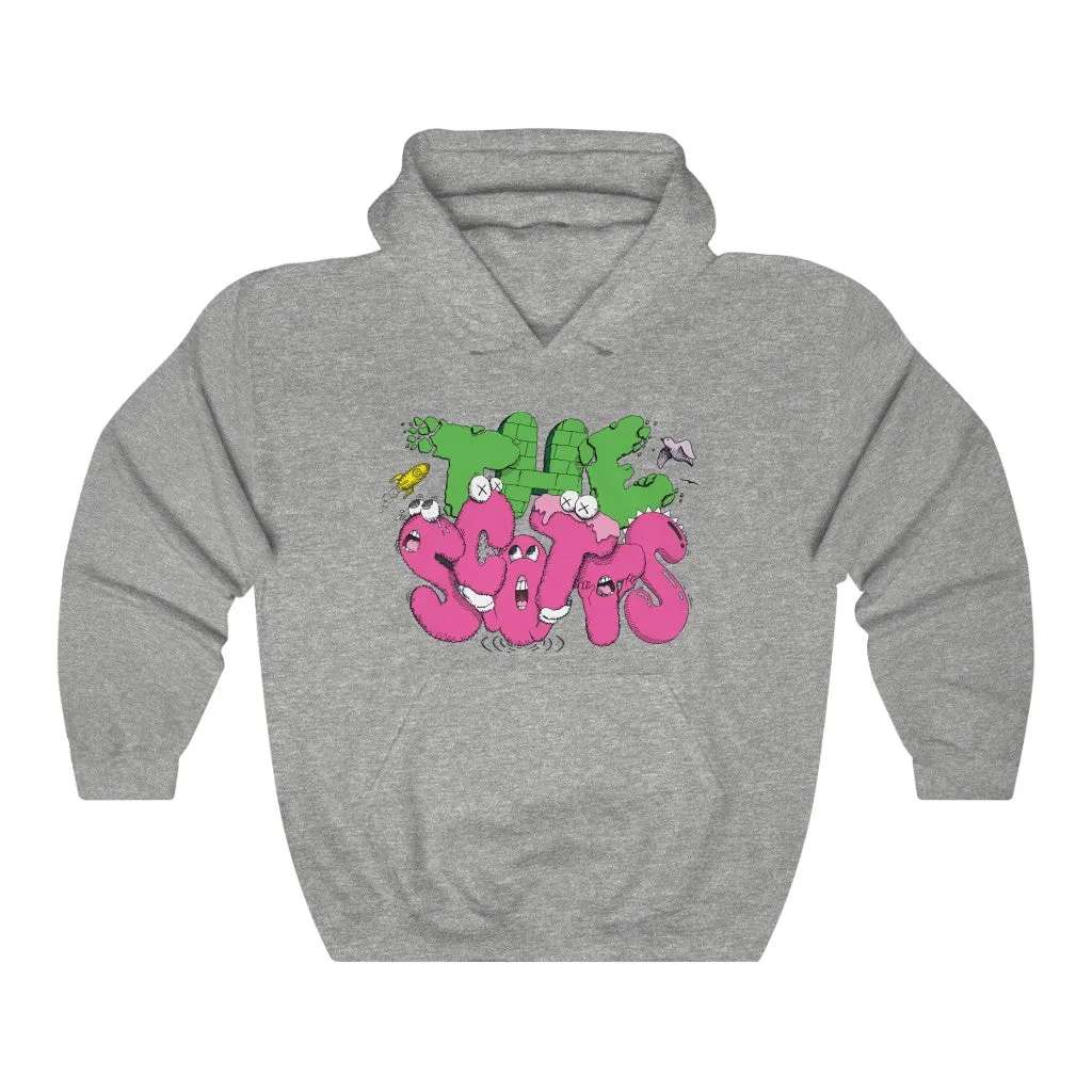 The Scotts Graffiti Kid Cudi Hoodie Merch Inspired Unisex Hooded Sweatshirt