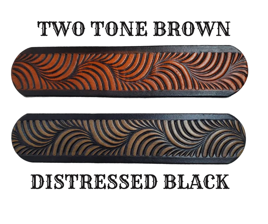 The Turmoil Name Leather Belt
