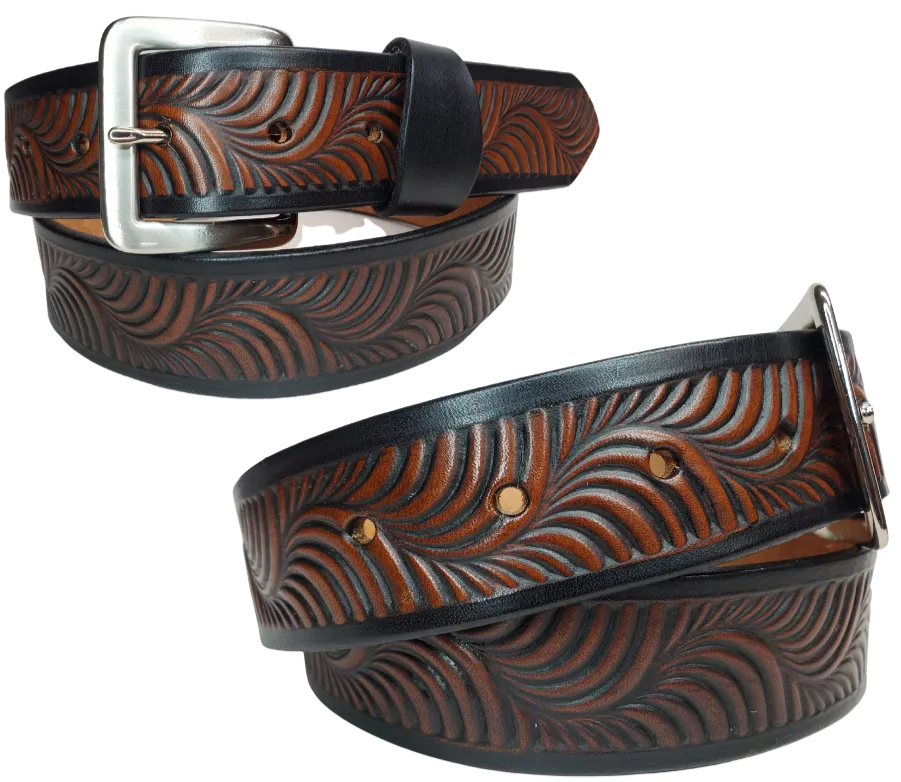 The Turmoil Name Leather Belt