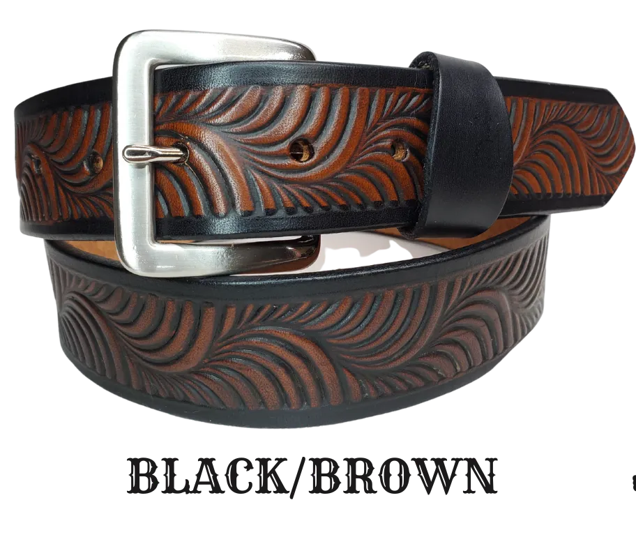 The Turmoil Name Leather Belt