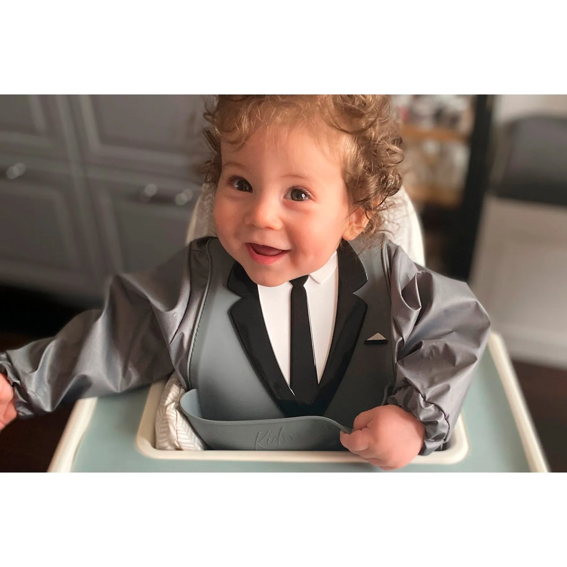 Tiny Tux Kid Cover Bib