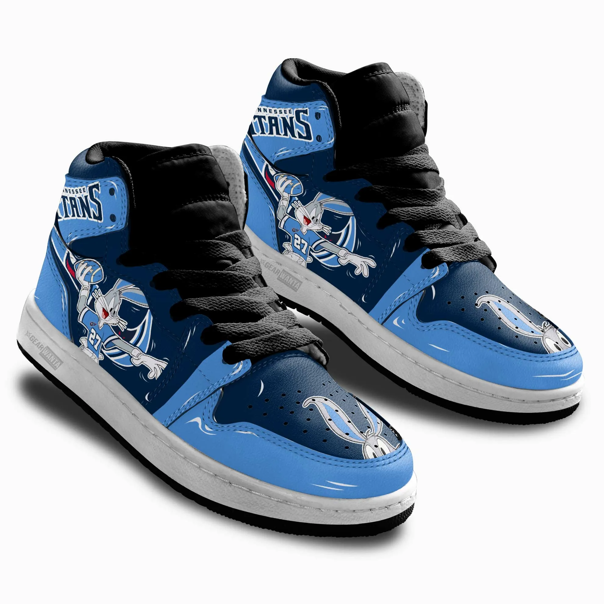 Titans Kid J1s Sneakers Custom