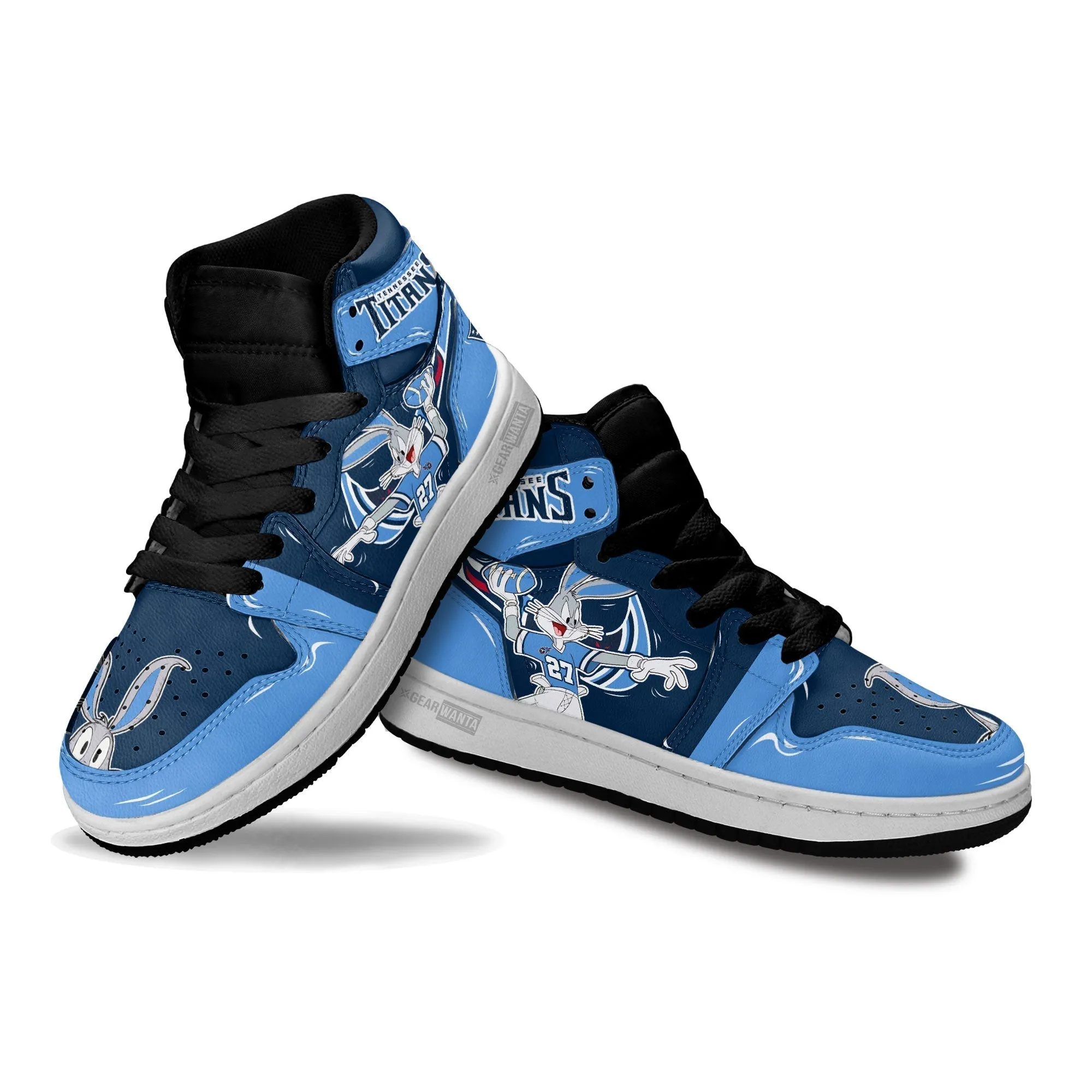 Titans Kid J1s Sneakers Custom