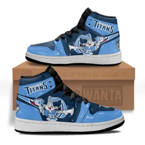 Titans Kid J1s Sneakers Custom