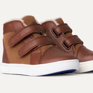 UGG Big Kids' Rennon II Chestnut Size 2 (EU 33.5) with box