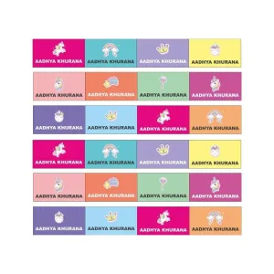 Unicorn waterproof labels