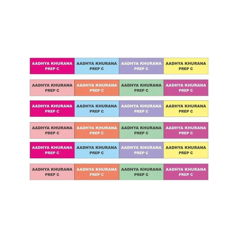 Unicorn waterproof labels
