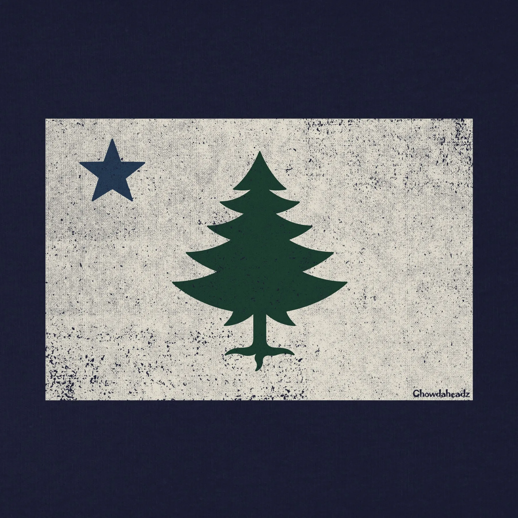 Vintage Maine Flag Youth Hoodie