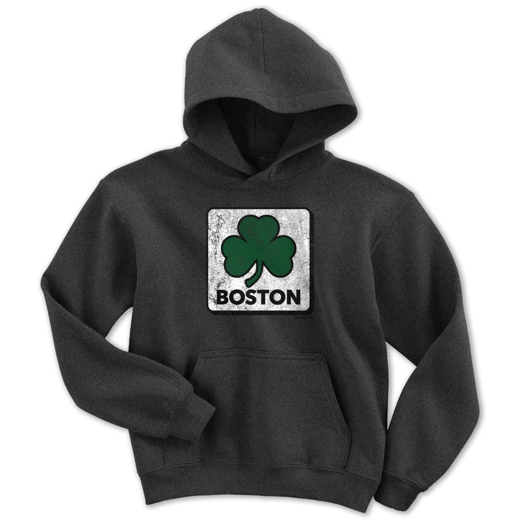 Vintage Shamrock Sign Youth Hoodie