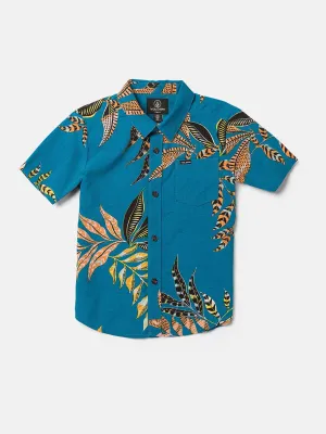 Volcom Little Boys Paradiso S/S Button Up Shirt