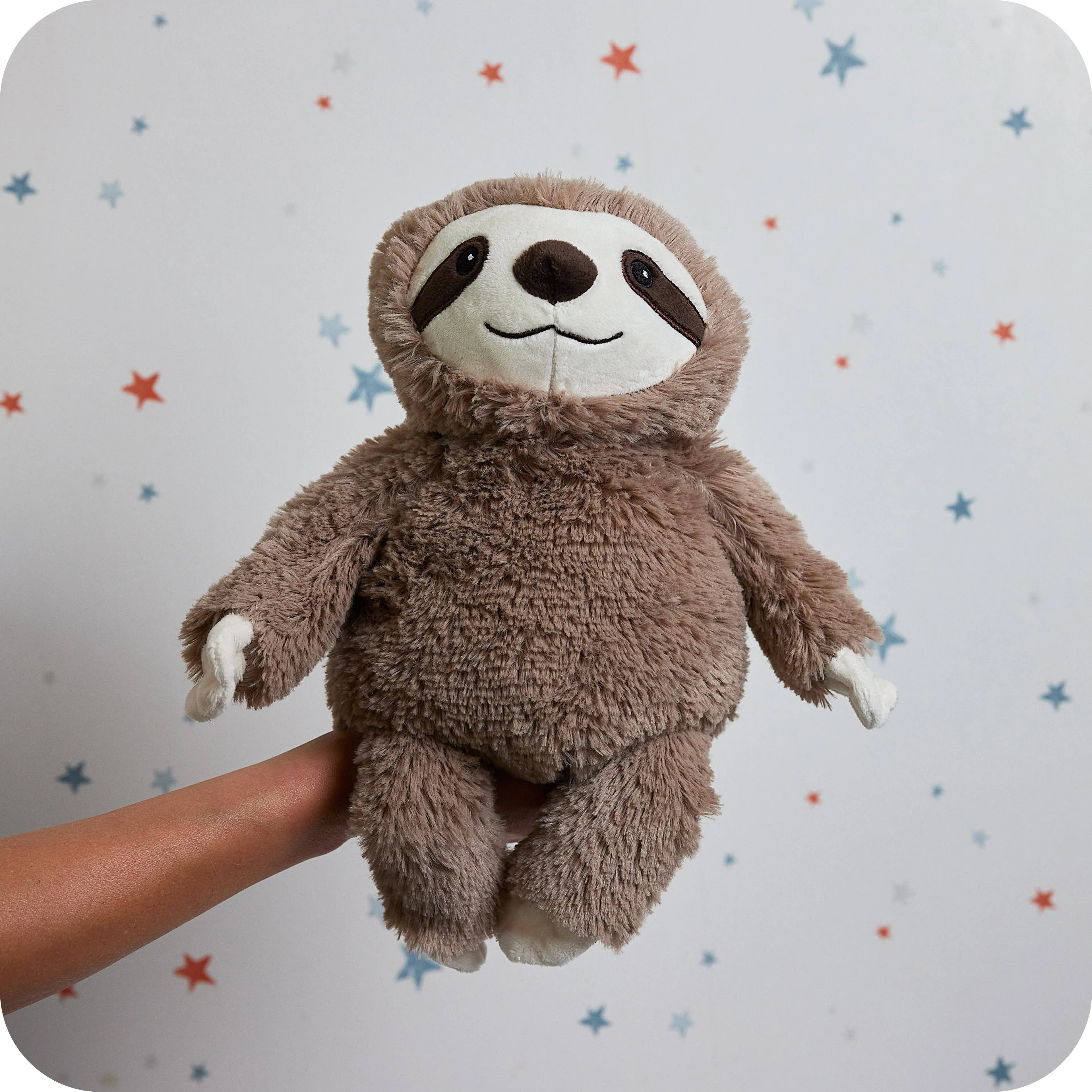Warmies Brown Sloth - Microwavable Plush Soft Toy