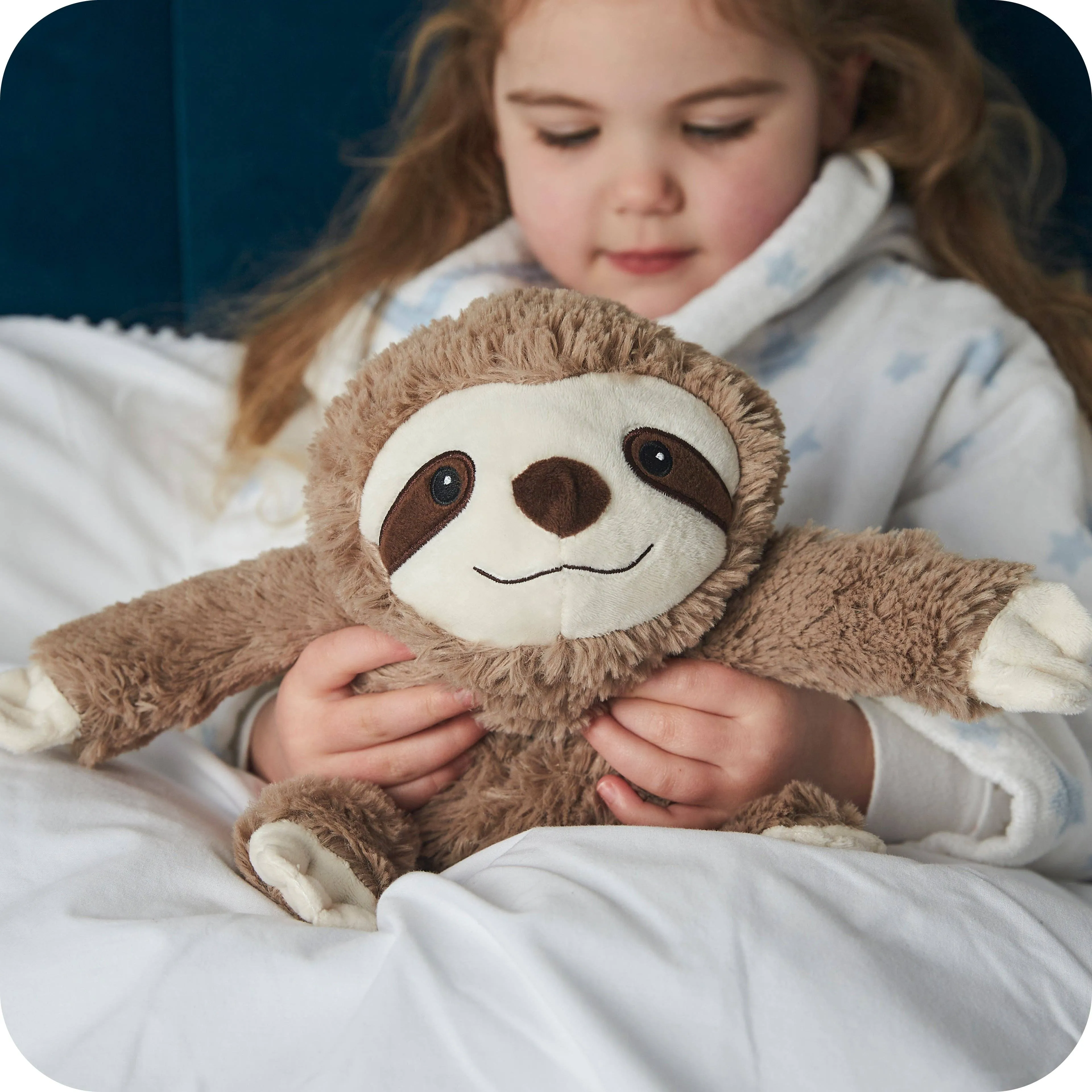 Warmies Brown Sloth - Microwavable Plush Soft Toy