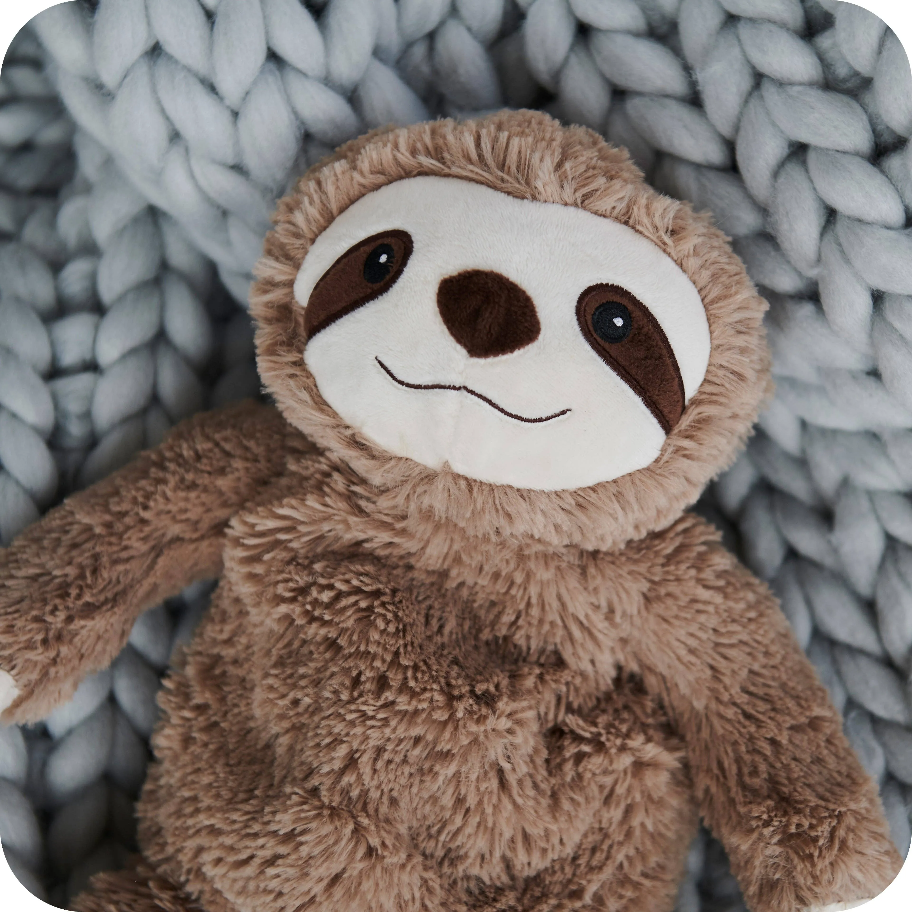 Warmies Brown Sloth - Microwavable Plush Soft Toy
