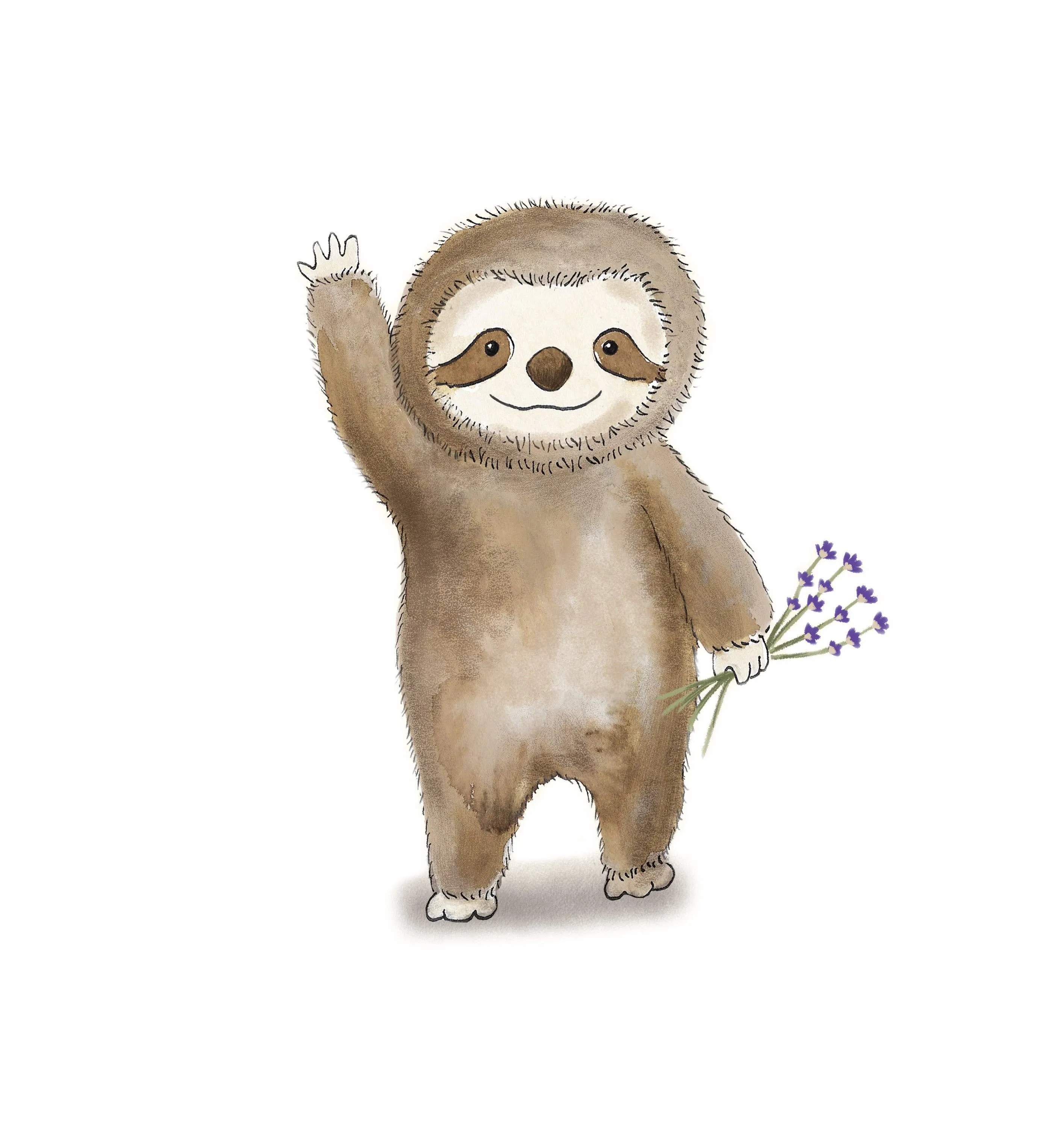 Warmies Brown Sloth - Microwavable Plush Soft Toy