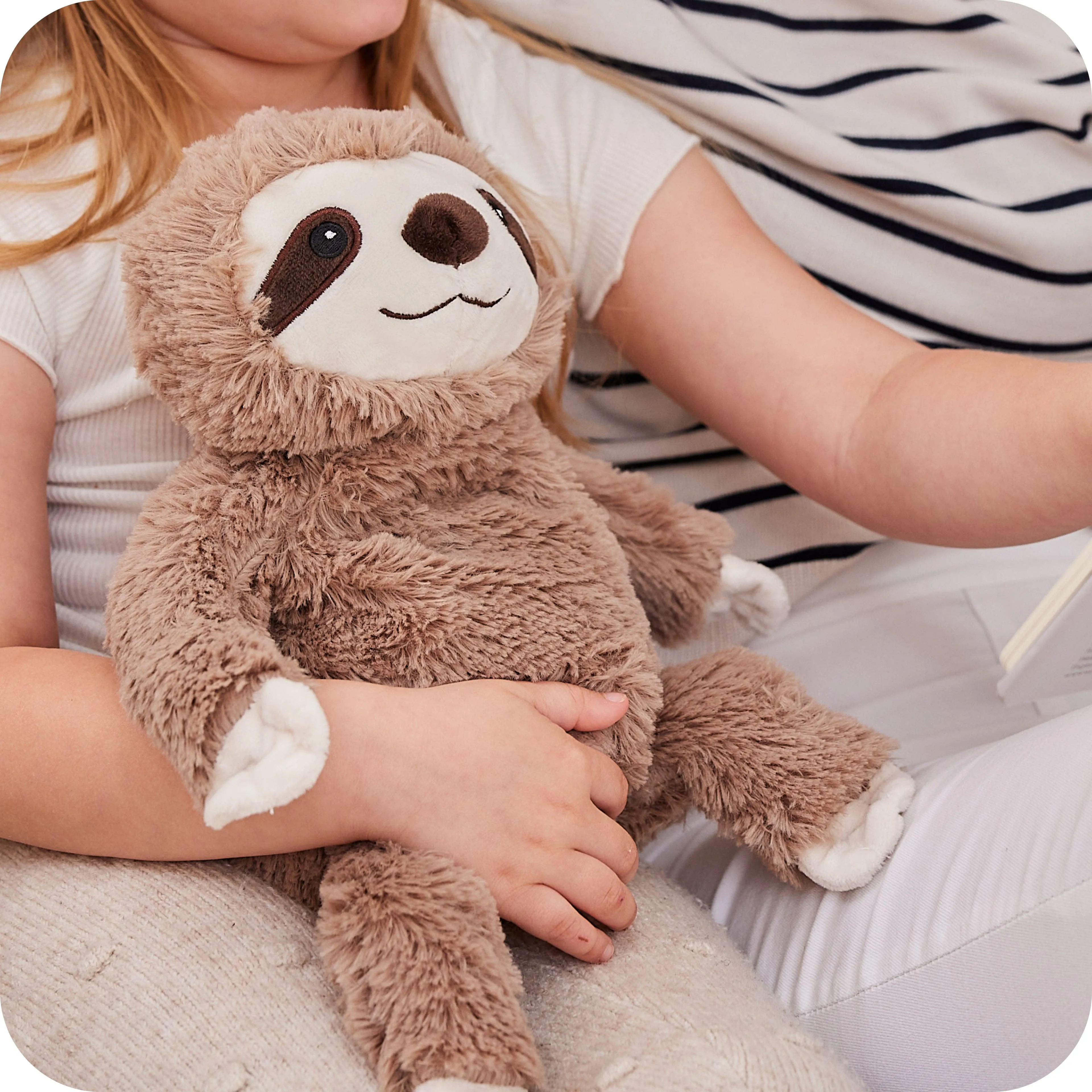 Warmies Brown Sloth - Microwavable Plush Soft Toy