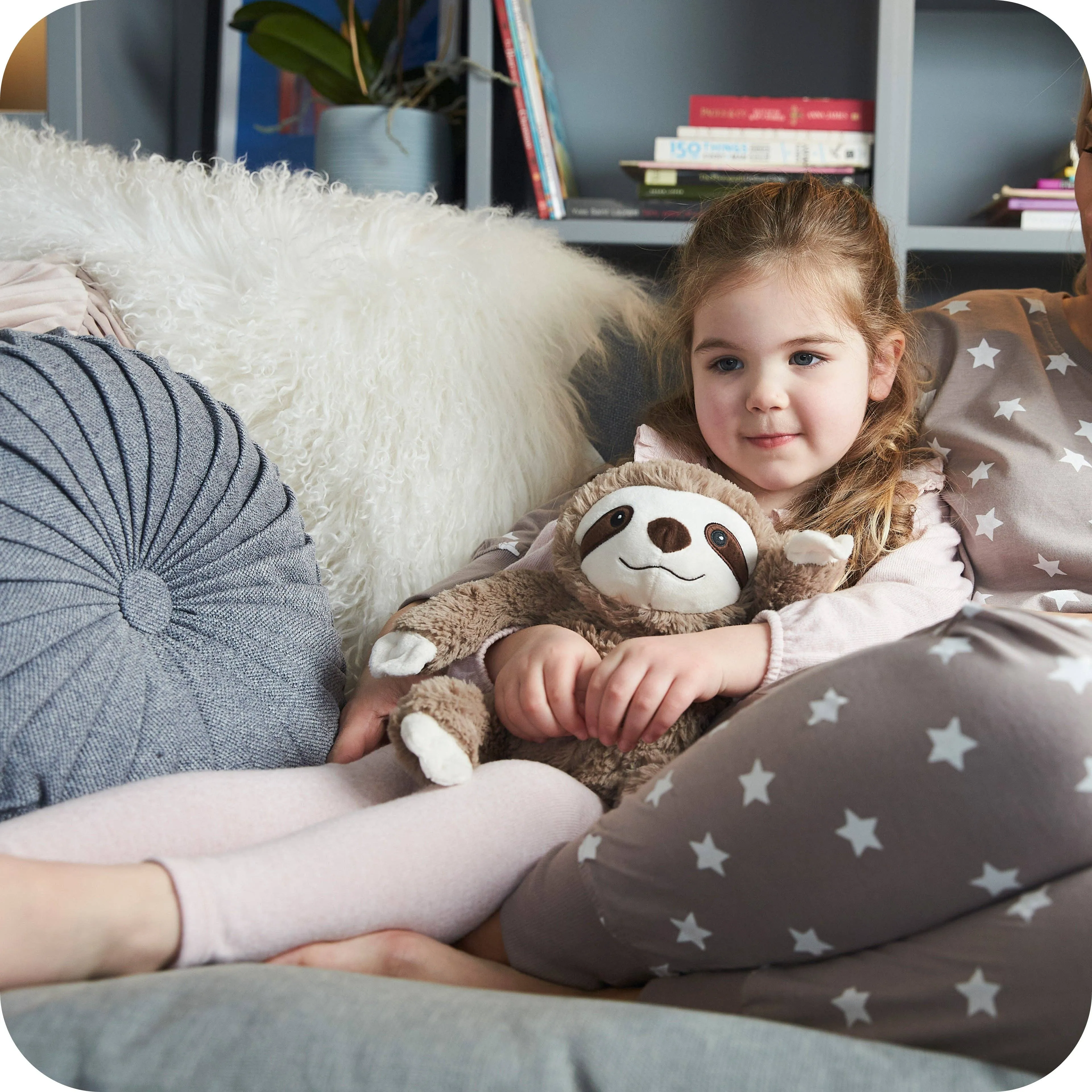 Warmies Brown Sloth - Microwavable Plush Soft Toy