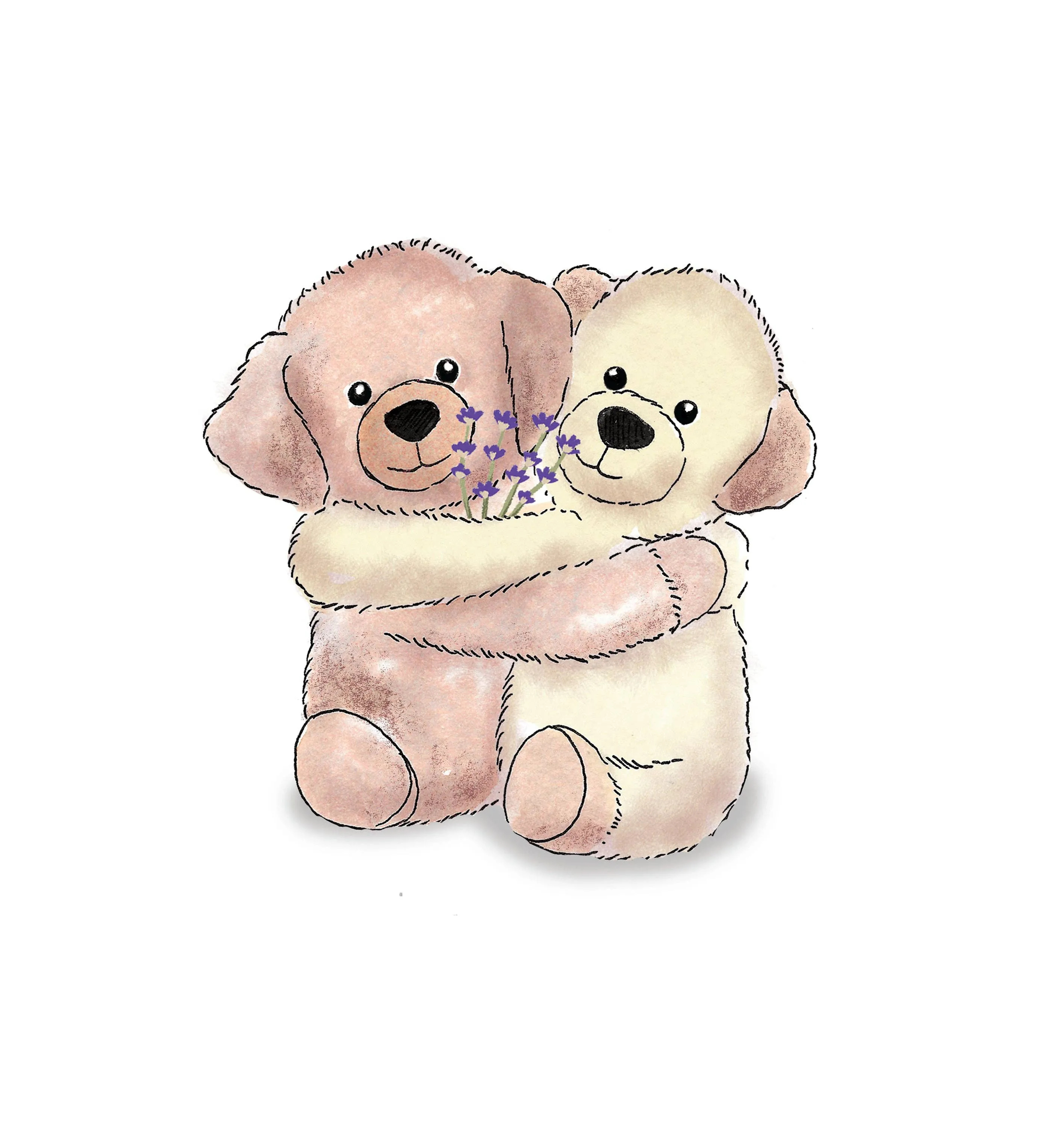 Warmies Warm Hugs Puppies - Microwavable Plush Soft Toy