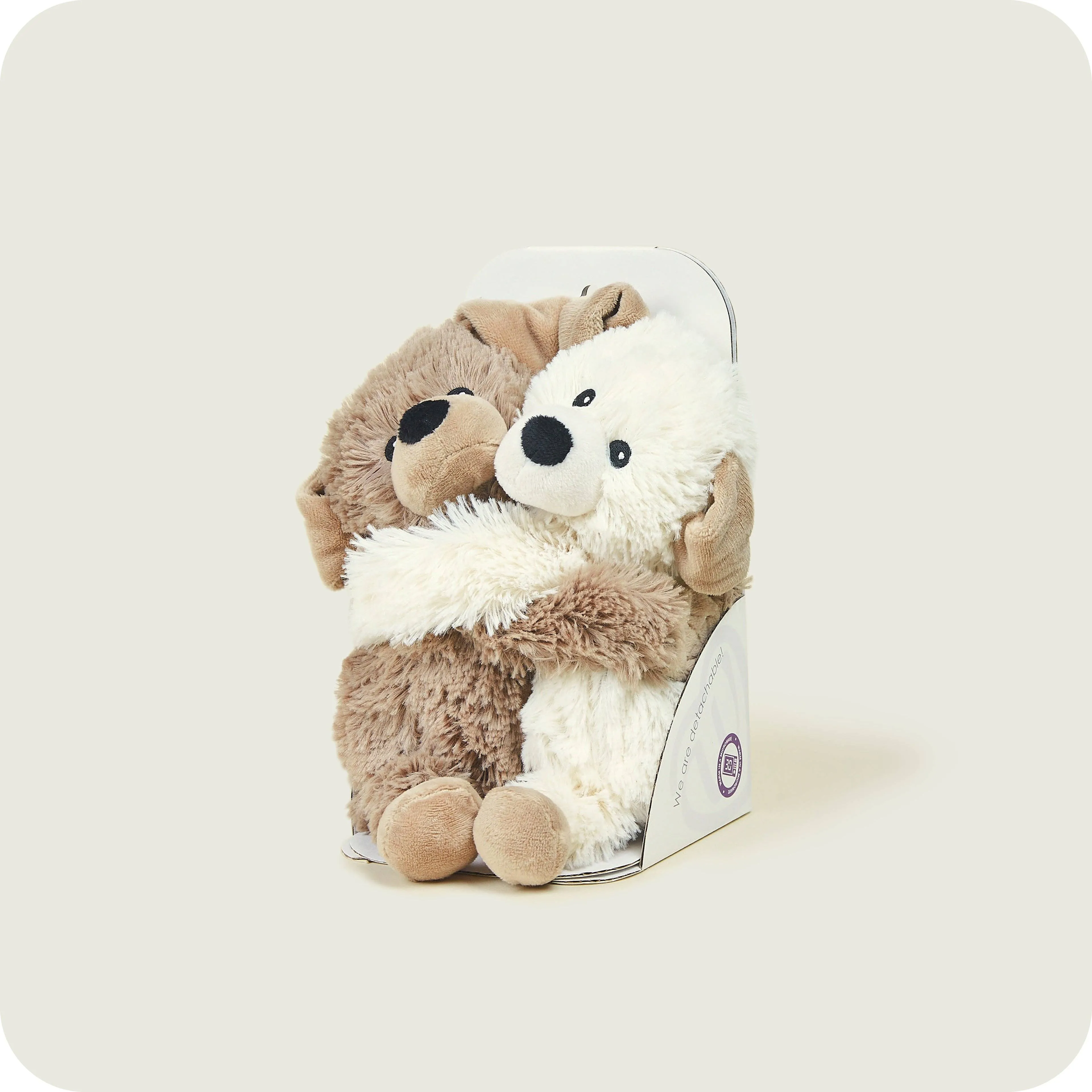 Warmies Warm Hugs Puppies - Microwavable Plush Soft Toy