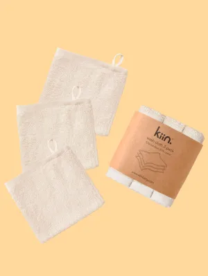 Wash Cloth 3 Pack - Ivory