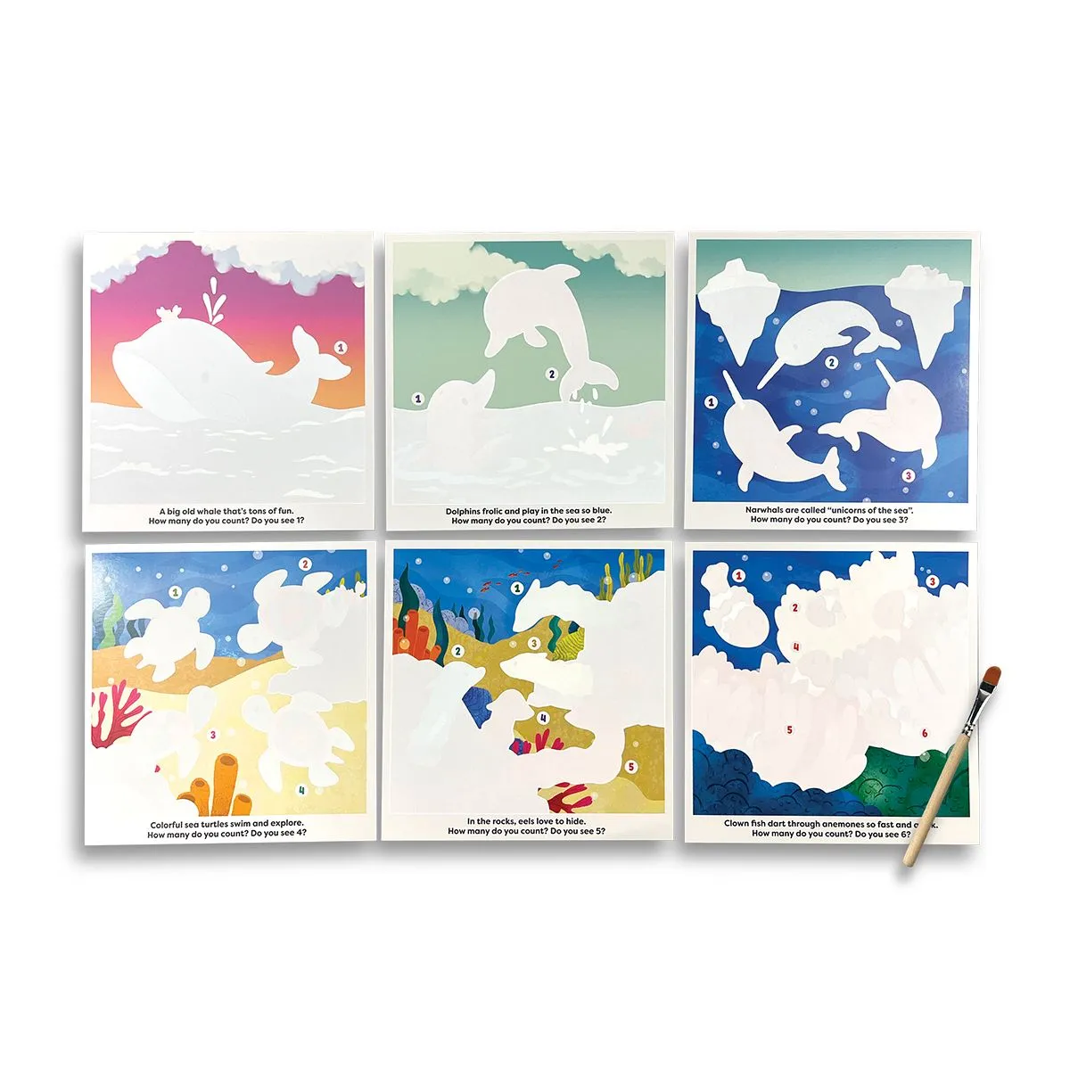water amaze water reveal boards - under the sea