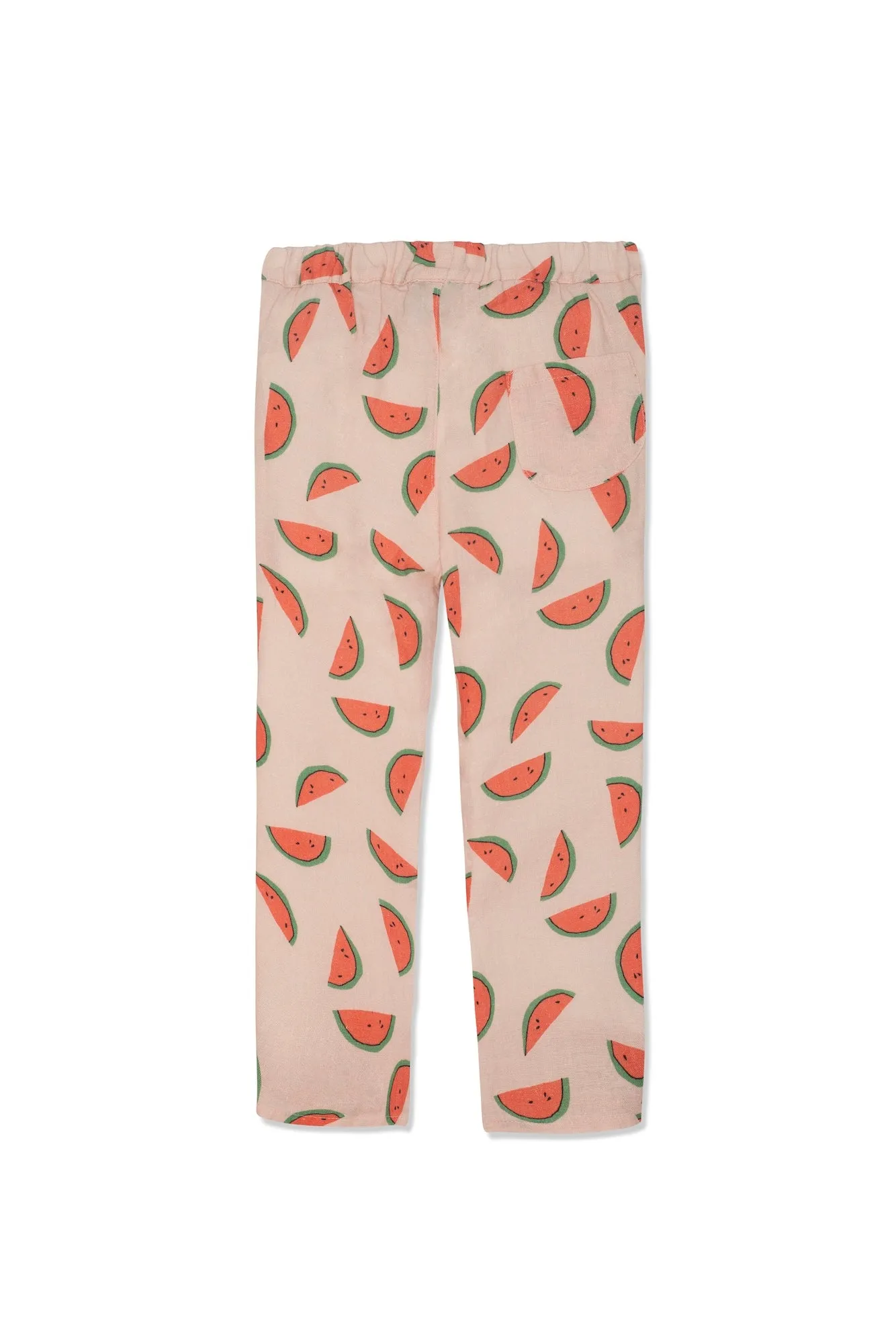Watermelon Kid Linen Pants Misty Rose