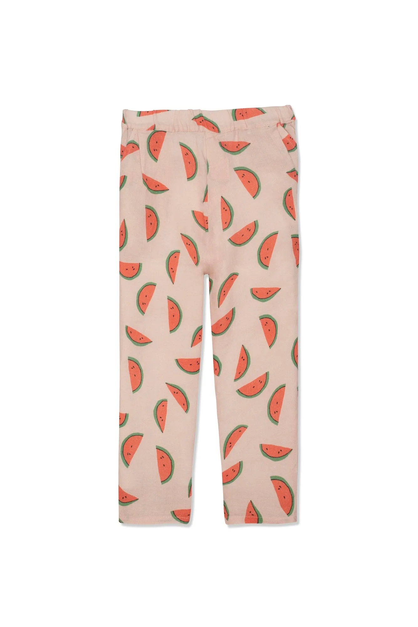 Watermelon Kid Linen Pants Misty Rose
