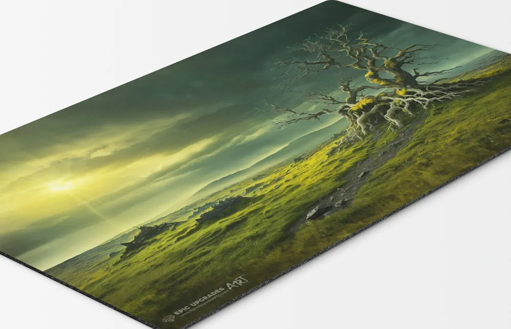 Windswept Heath Reimagined Playmat | 24"x14" Selesnya Magic the Gathering Green White Player Artwork Unique MTG Gift