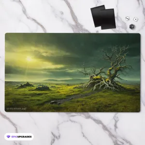 Windswept Heath Reimagined Playmat | 24"x14" Selesnya Magic the Gathering Green White Player Artwork Unique MTG Gift