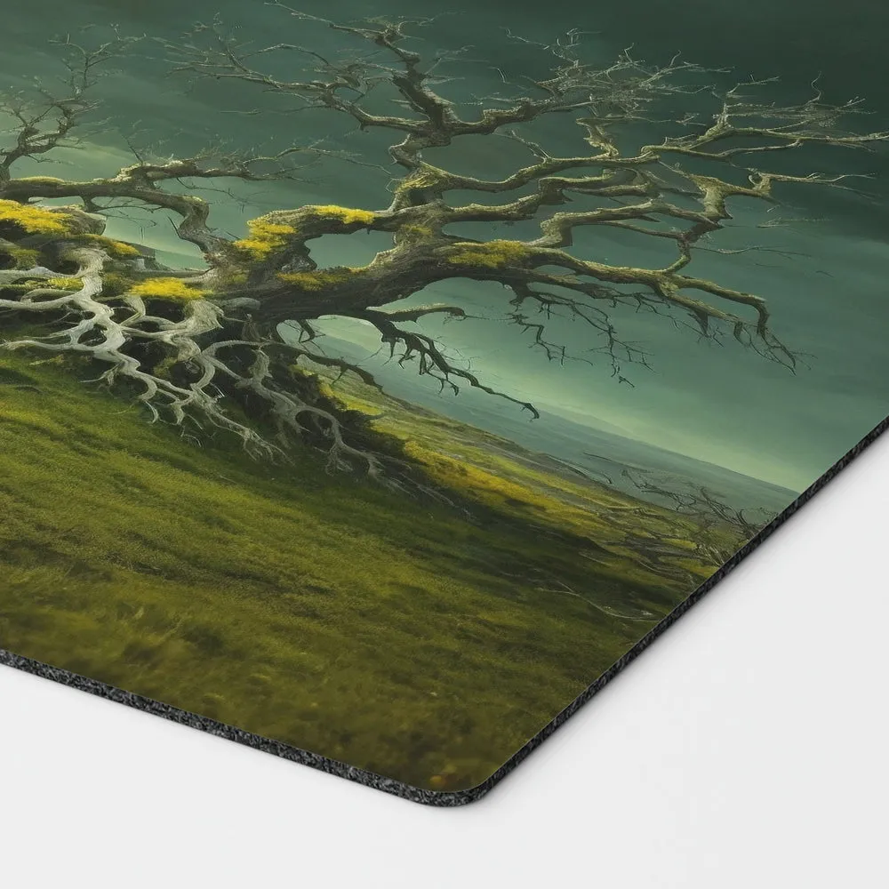 Windswept Heath Reimagined Playmat | 24"x14" Selesnya Magic the Gathering Green White Player Artwork Unique MTG Gift