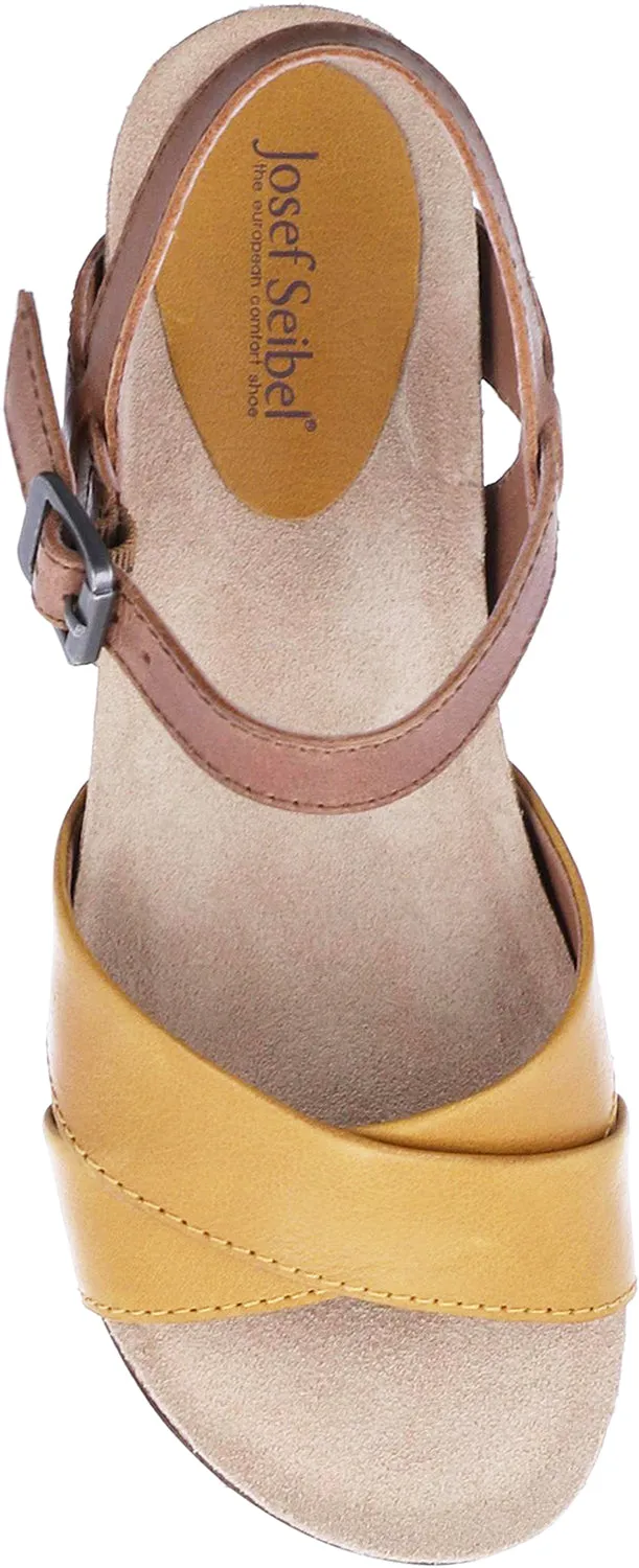 Women's Josef Seibel Clea 10 Yellow Combi Leather