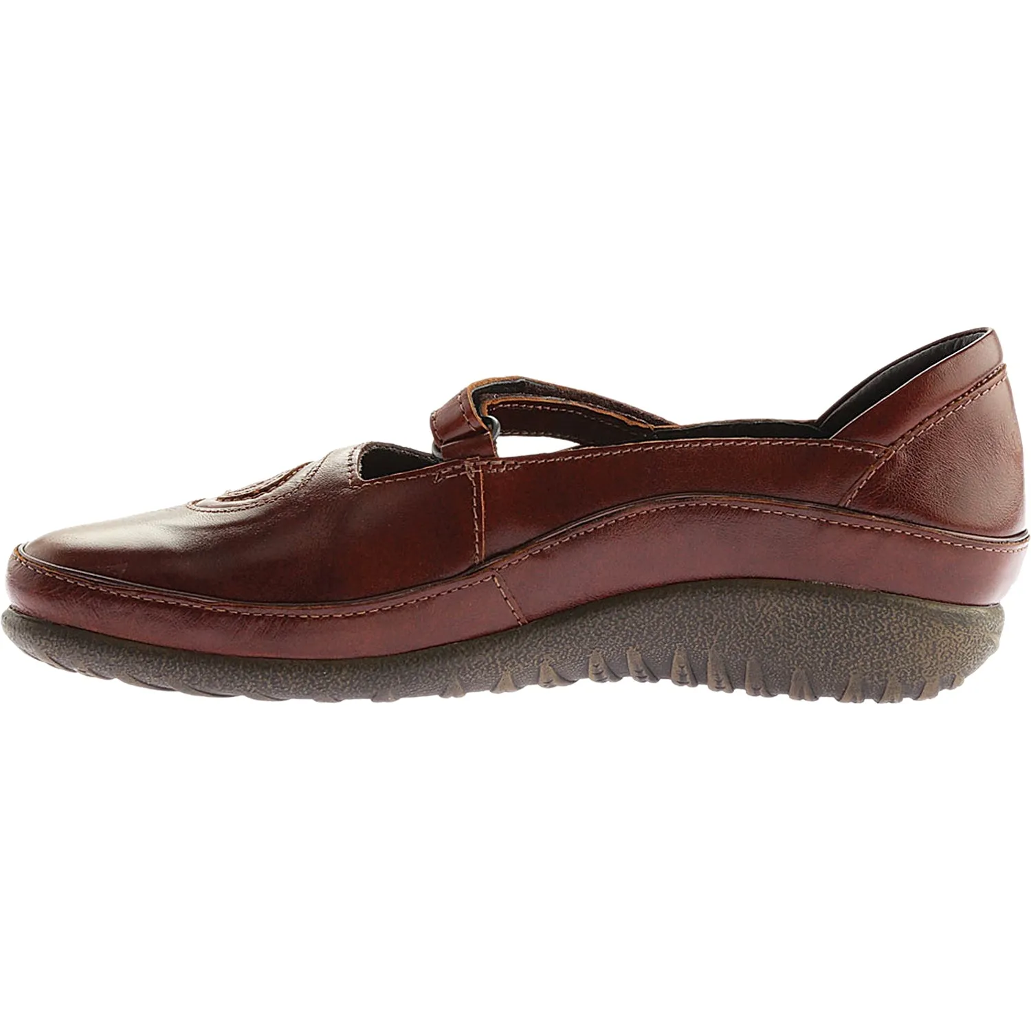 Women's Naot Matai Luggage Brown Leather