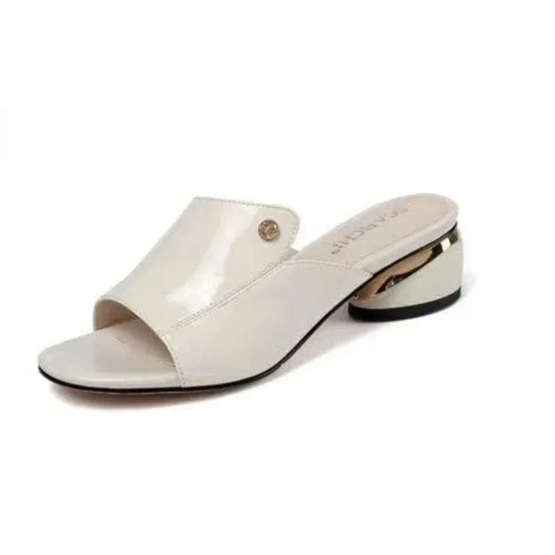 Women's Shoes Fashion Red Sexy xSlippers PU Soft Leather Ladies Comfortable Sandals