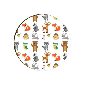 Woodland Creatures Round Coaster