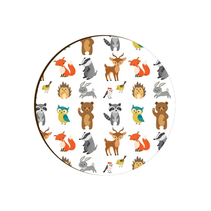 Woodland Creatures Round Coaster