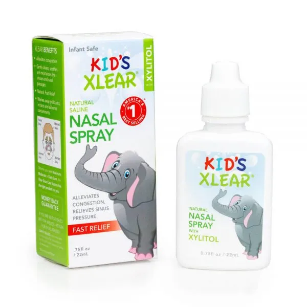 Xlear Kid's Xylitol & Saline Nasal Spray 22ml Bottle