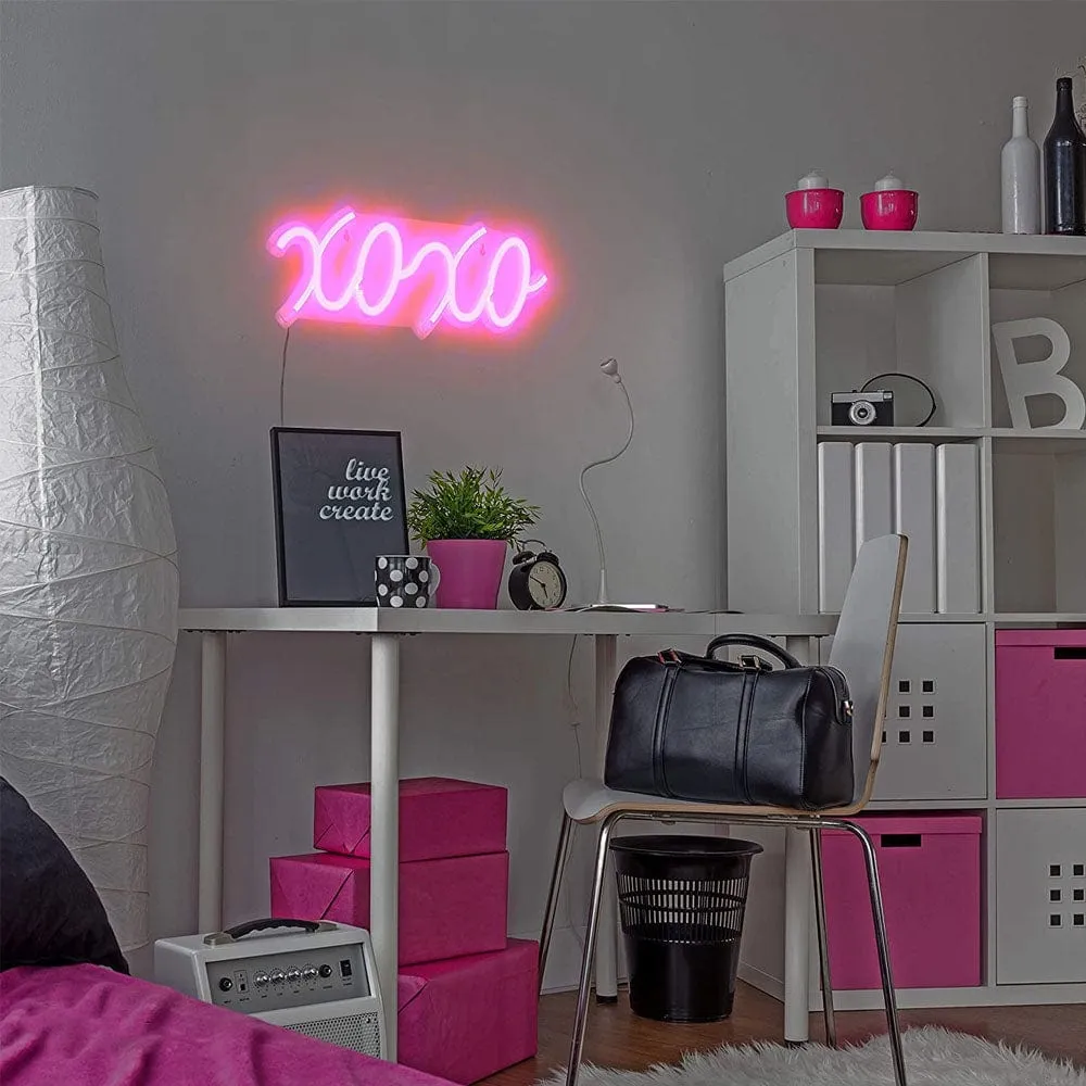 XOXO Neon LED Wall Light